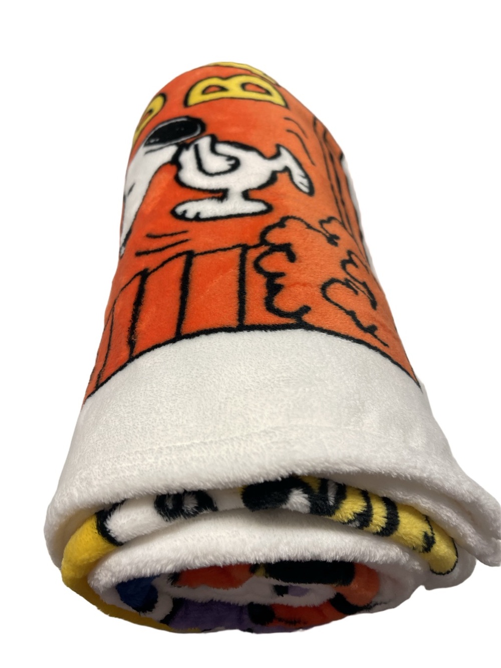 Hallmark Peanuts Trick or Treat Comic Snoopy Blanket Fleece 50x60 NWOT